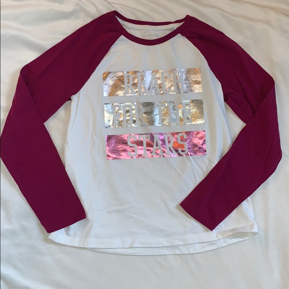 A Lands’ End long sleeve shirt!